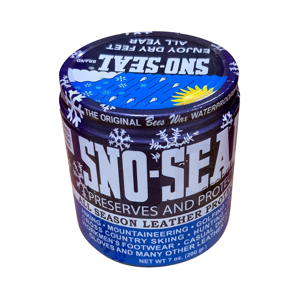 Atsko Sno-Seal Original Beeswax Waterproofing Seasonal Leather Protection 7oz.