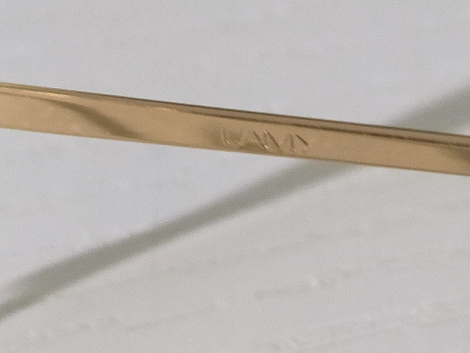L’AMI CYRIELLE Eyeglasses L 569 125mm 54-16 Classic Gold Frame