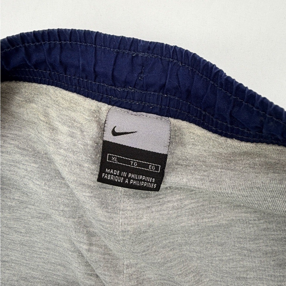 Vintage Nike Track Pants Mens Blue Black Zip Pocket Lined Y2K 90s Athletic XL