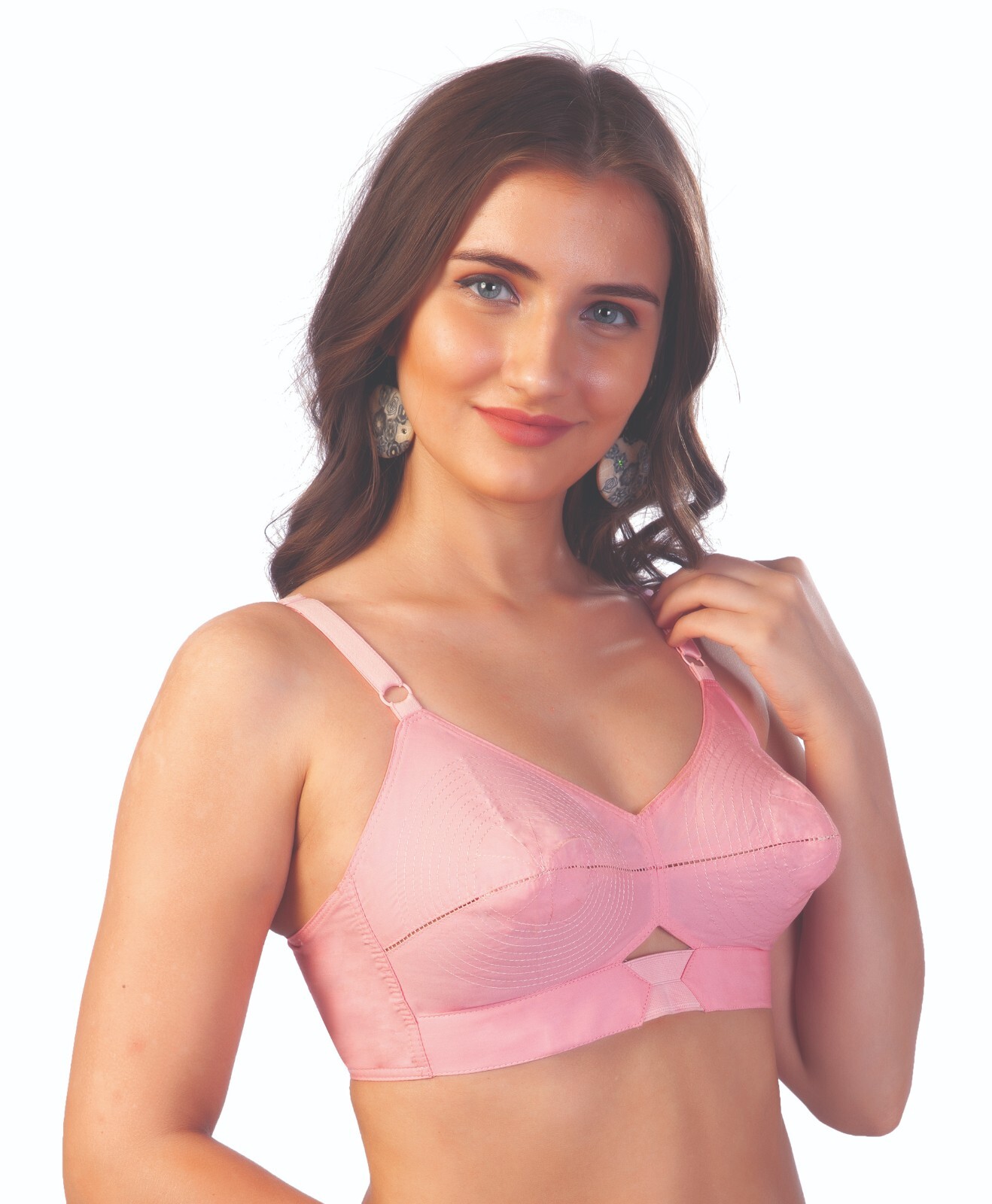 Padded Bullet Bra Organic Cotton – Vintage Retro Bra (Plus Size Available)