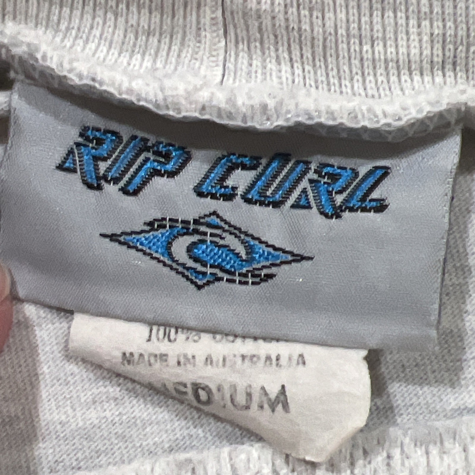 Vintage 1994 Rip Curl Bells Australia T Shirt Medium Long Sleeve Slater X Potter