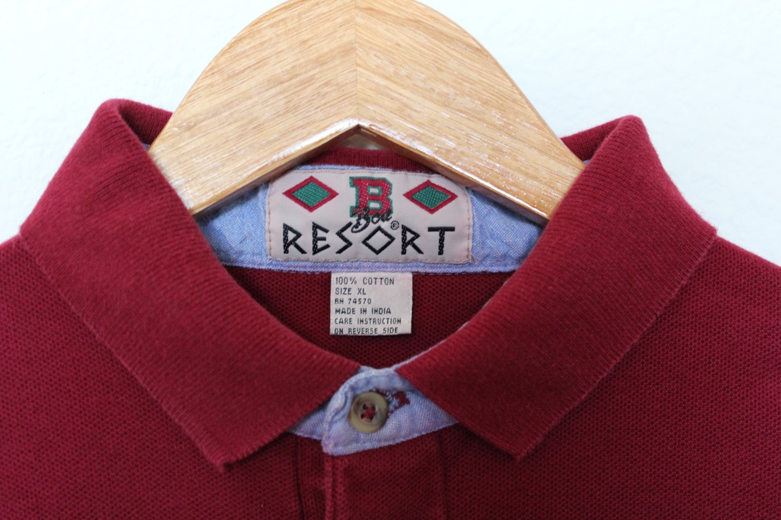 Vtg Boa Resort Oklahoma Sooners Polo Shirt XL 100% Cotton OU Student Affairs 90s