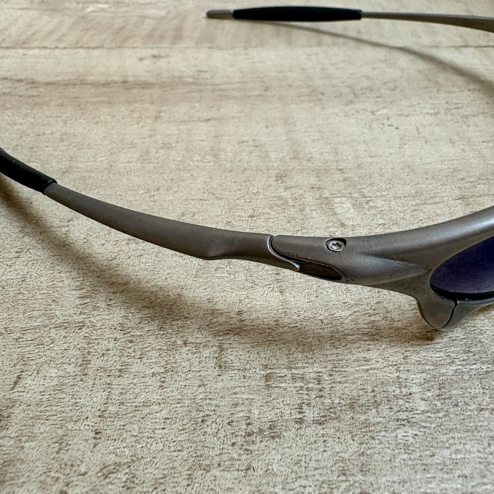 Oakley Authentic Vintage X metal Penny Titanium Ice Iridium with case Great con!