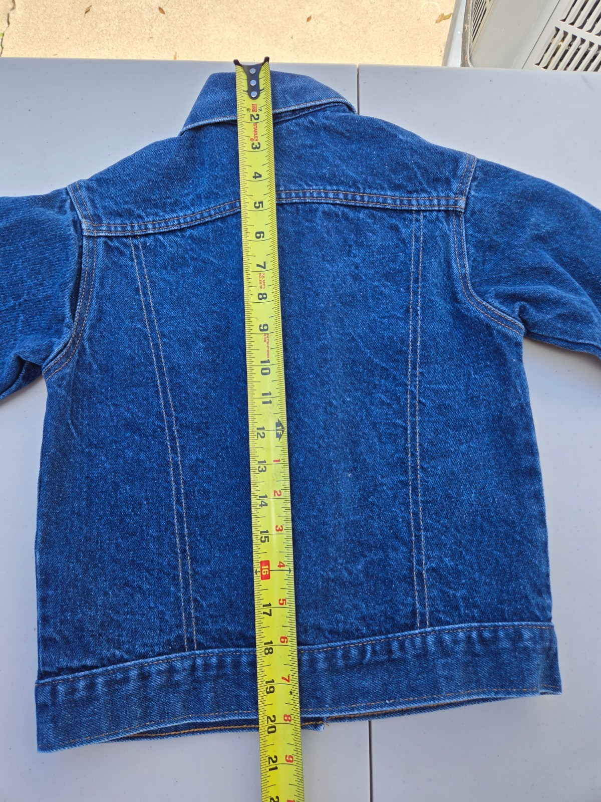 80s Levi’s “Just for Girls” Orange Tab Denim Jacket Youth L Made in the USA
