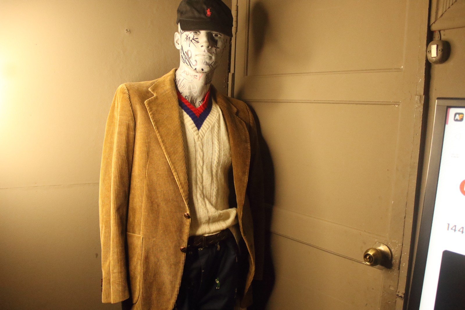 Vintage Yves Saint Laurent Corduroy Sport Coat Blazer France 100% Cotton L