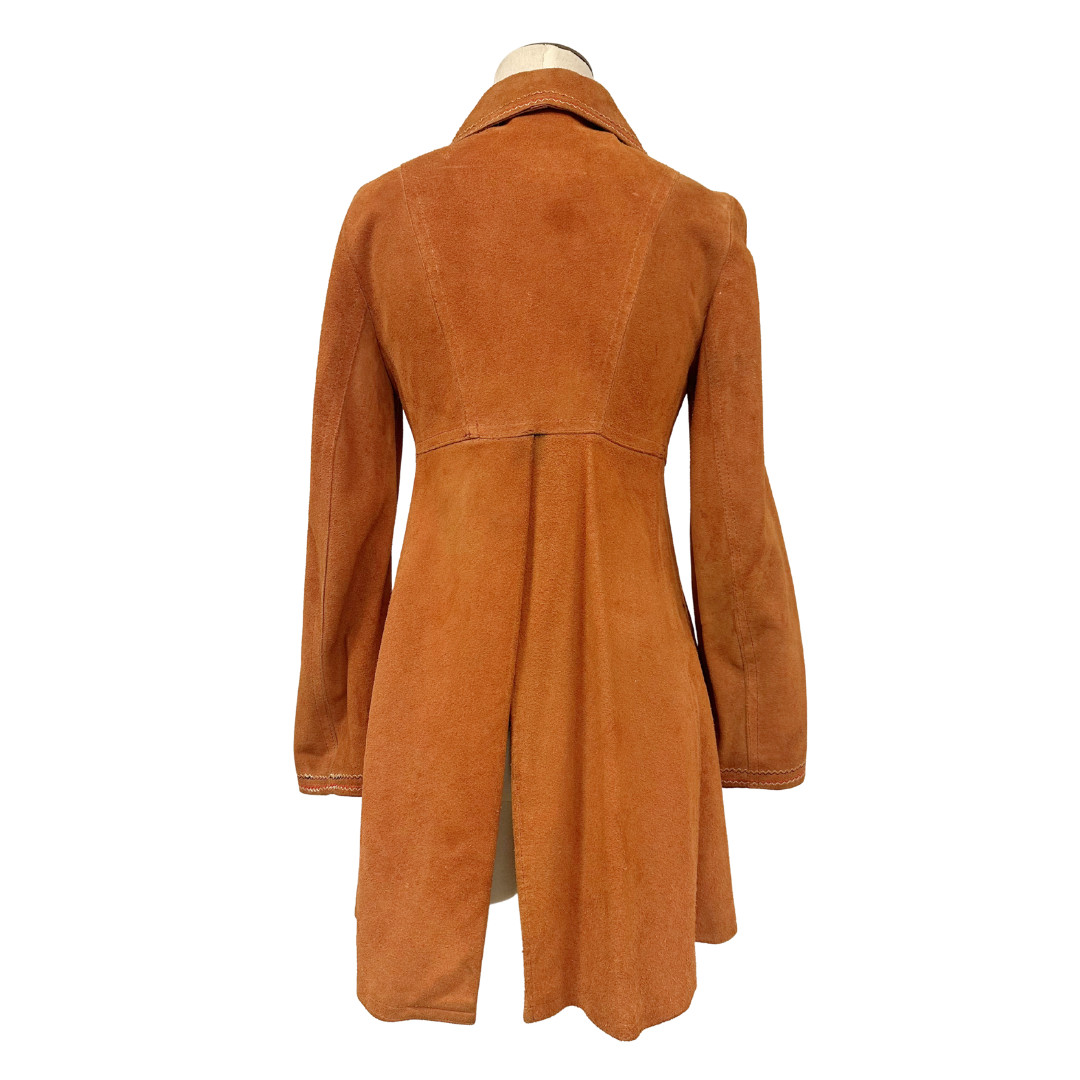 Vintage 1960s Gassy Jack Suede Embroidered Snap Up Jacket