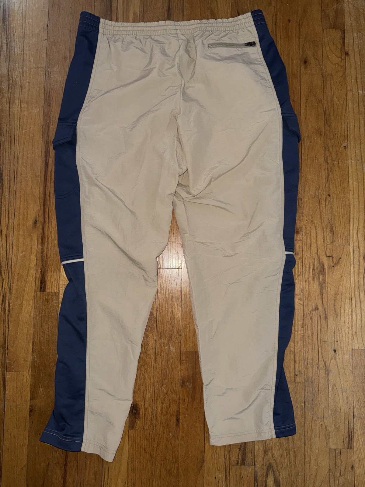 Vintage Adidas Nylon Pants Track Men’s MEDIUM 80s Sweatpants Cargo Shiny Retro
