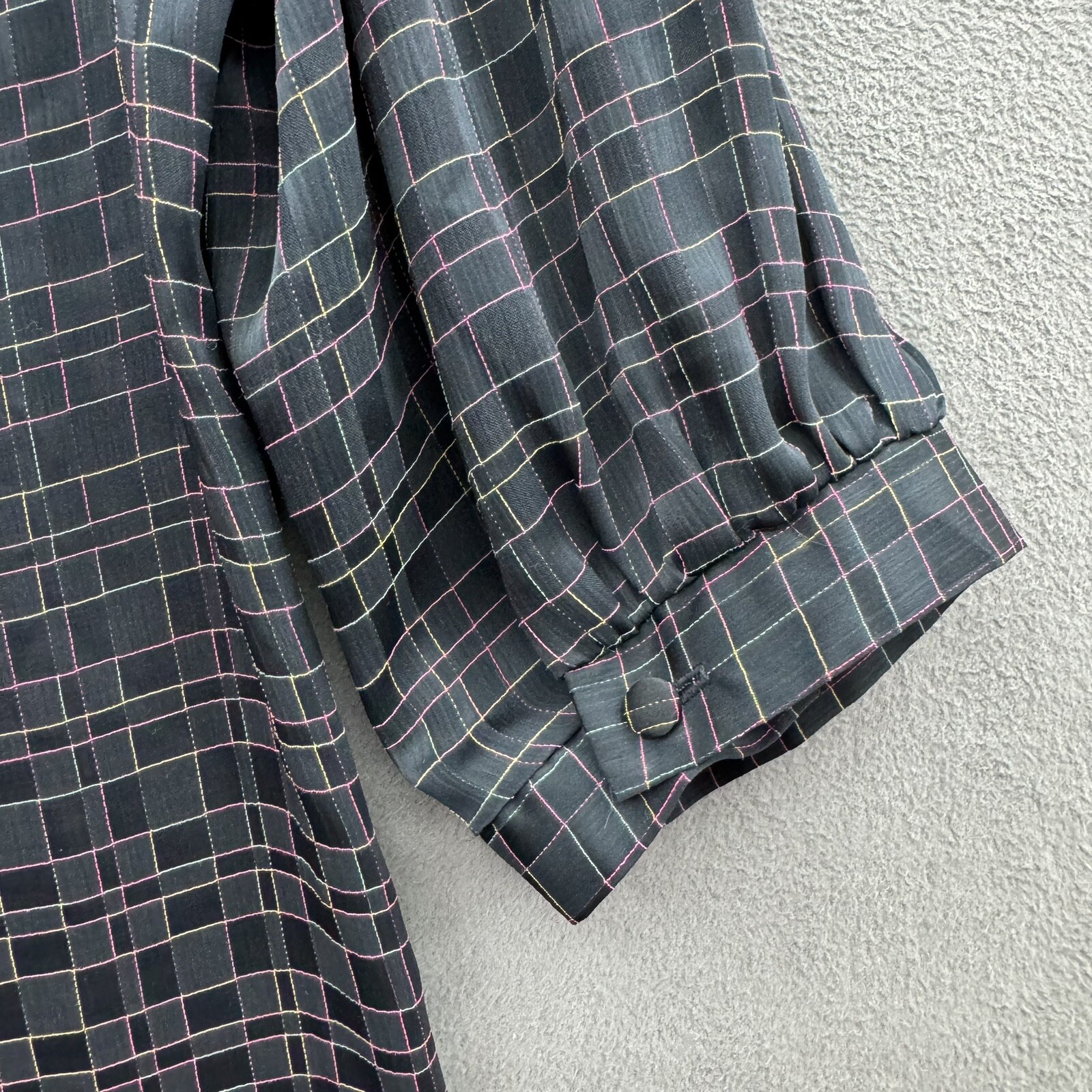 Vintage Regal Row Women’s 38 (US Medium) 70s 80s Blouse Tunic Top 3/4 sleeve
