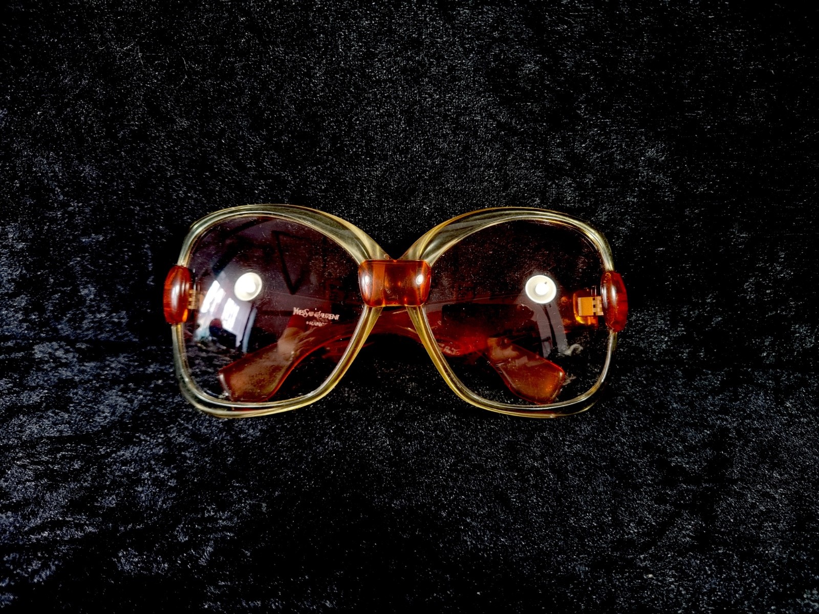 Original YSL Yves Saint Laurent Sunglasses Model France 541 Vintage 1970s