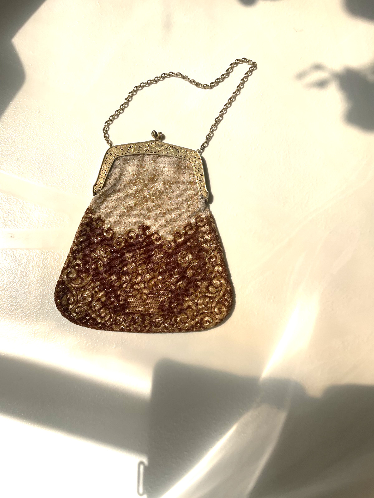 Louis Stern Microbeaded Art Deco Purse