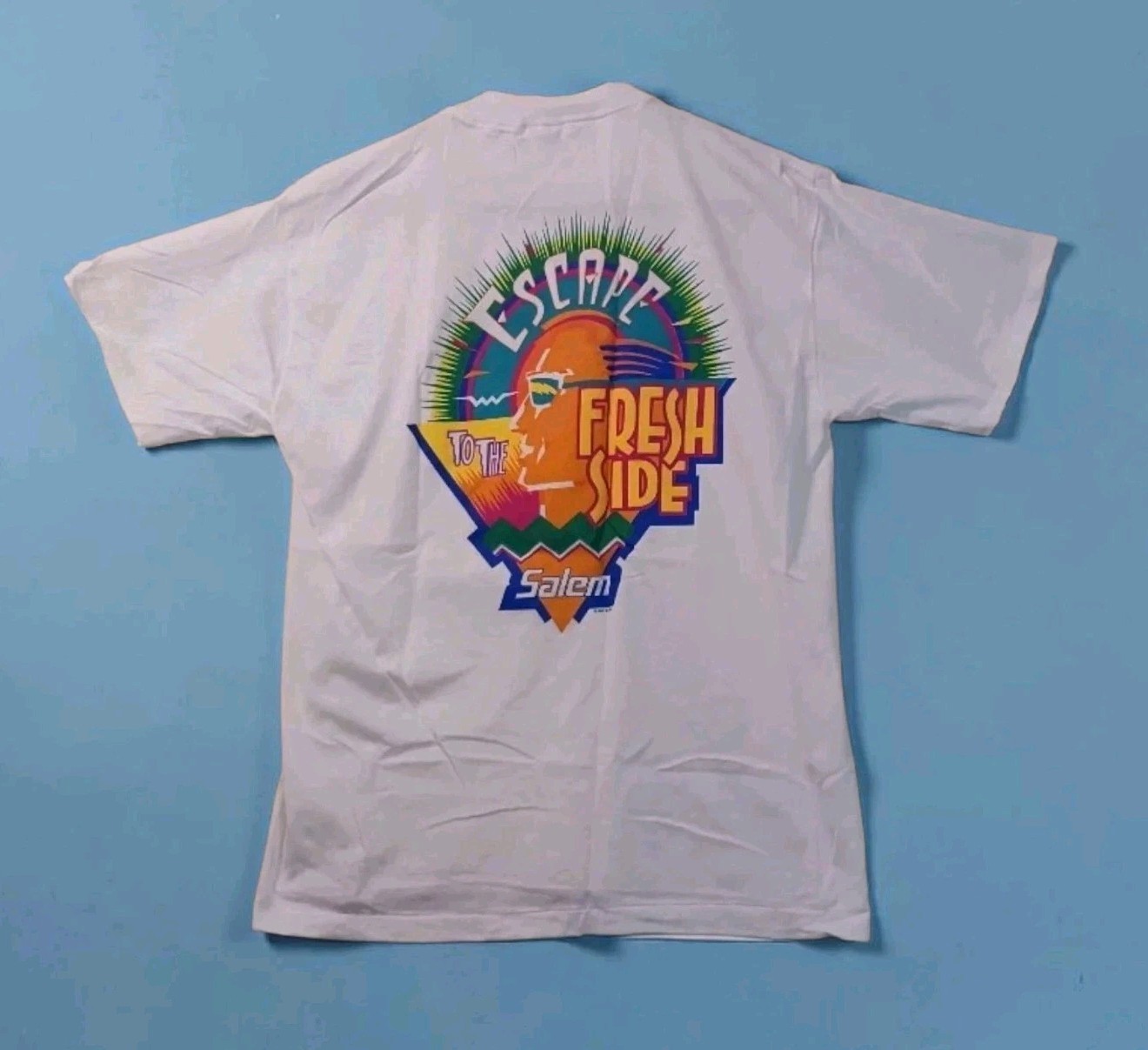 1992 Salem Tobacco Fresh Wrap T-Shirt XL RJ Reynolds Tobacco Co Single Stitch