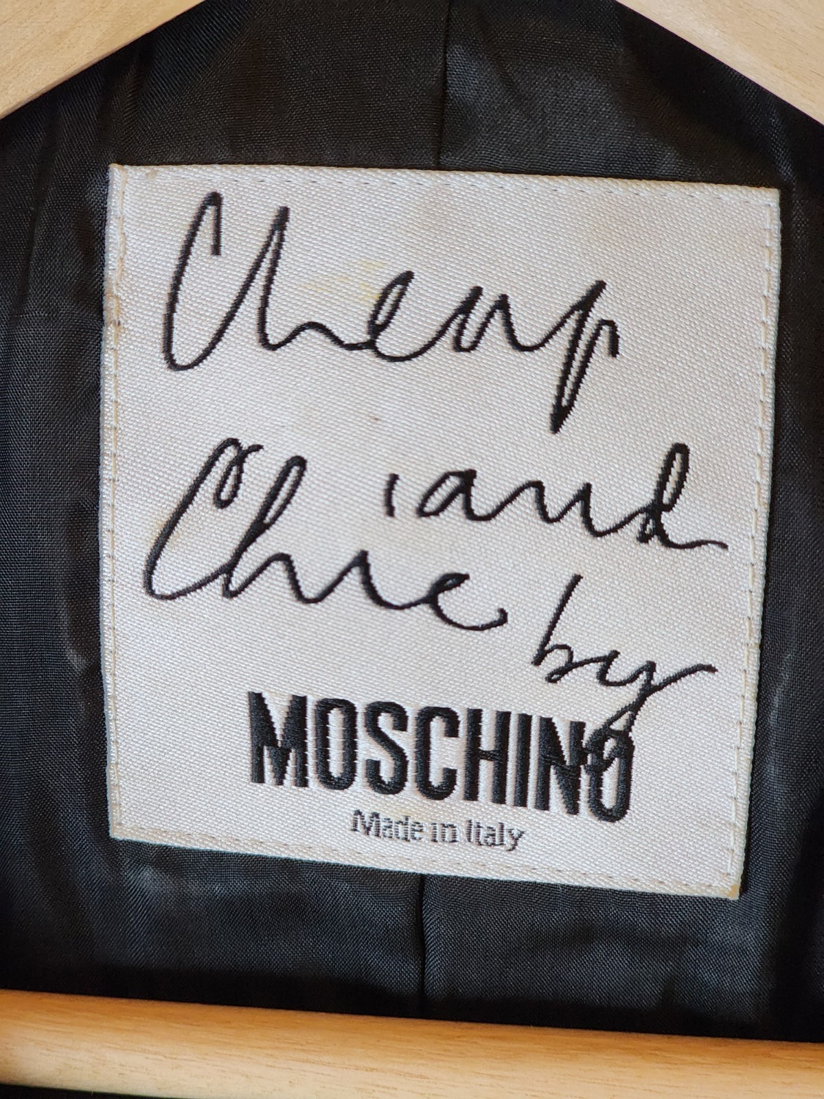 MOSCHINO Vintage (90s) Cheap & Chic Butterfly Jacket