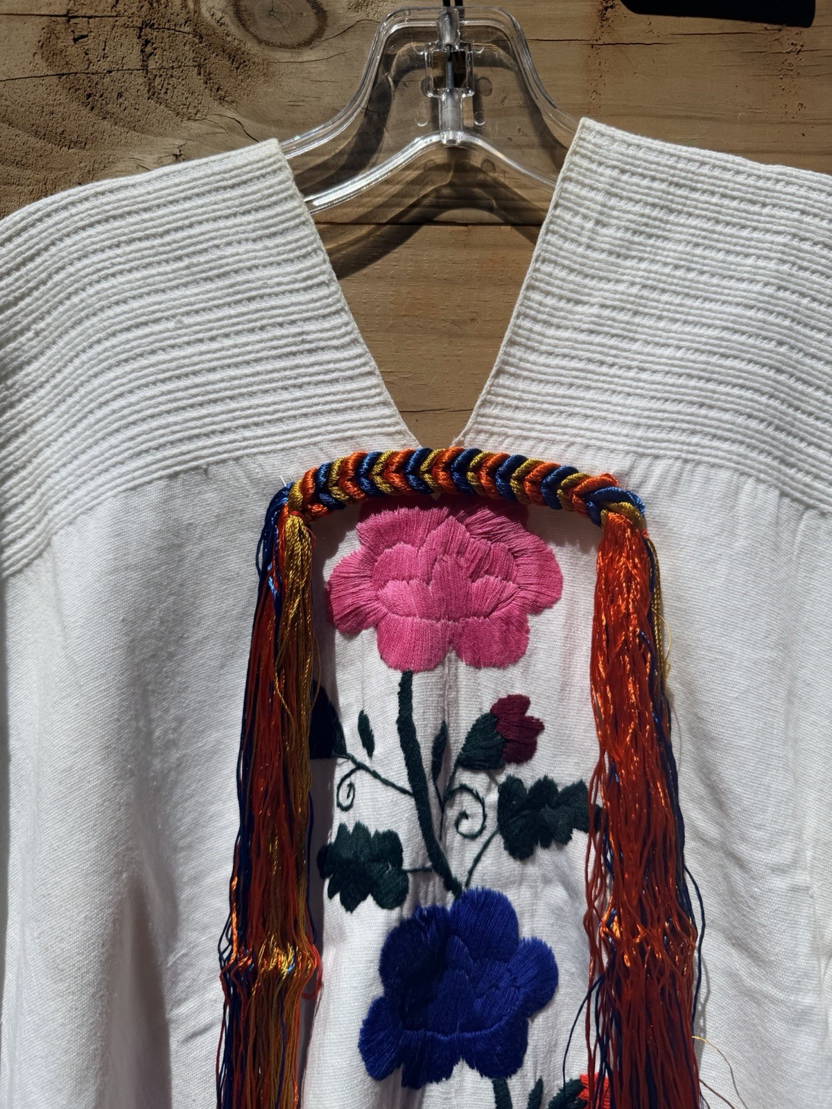 TRUE Vtg Zapotec Yalálag Huipil Tunic Dress – Handwoven Oaxaca Folk Art Caftan