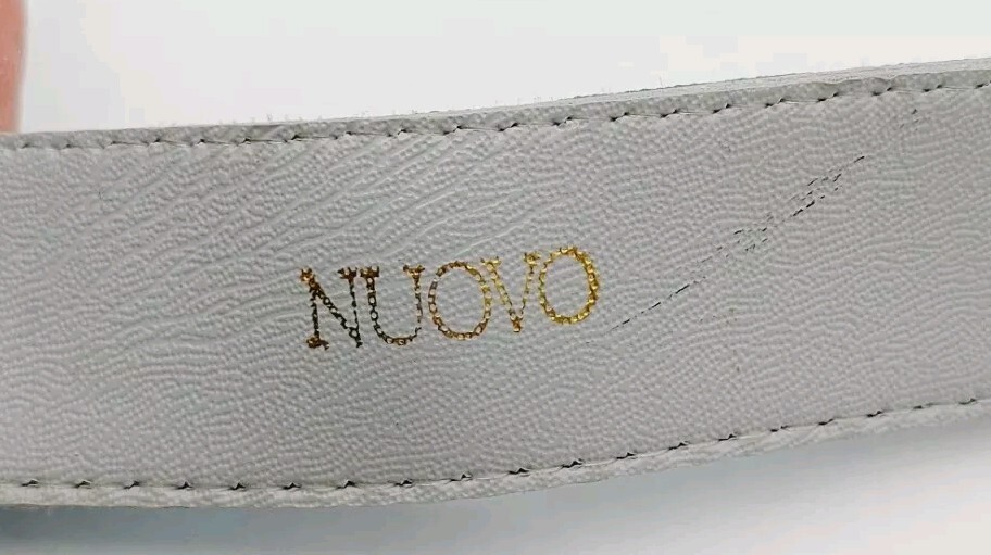 Nuovo Blue Southwestern Aztec Belt Silver Accents 32″ Long Size 9 Vintage
