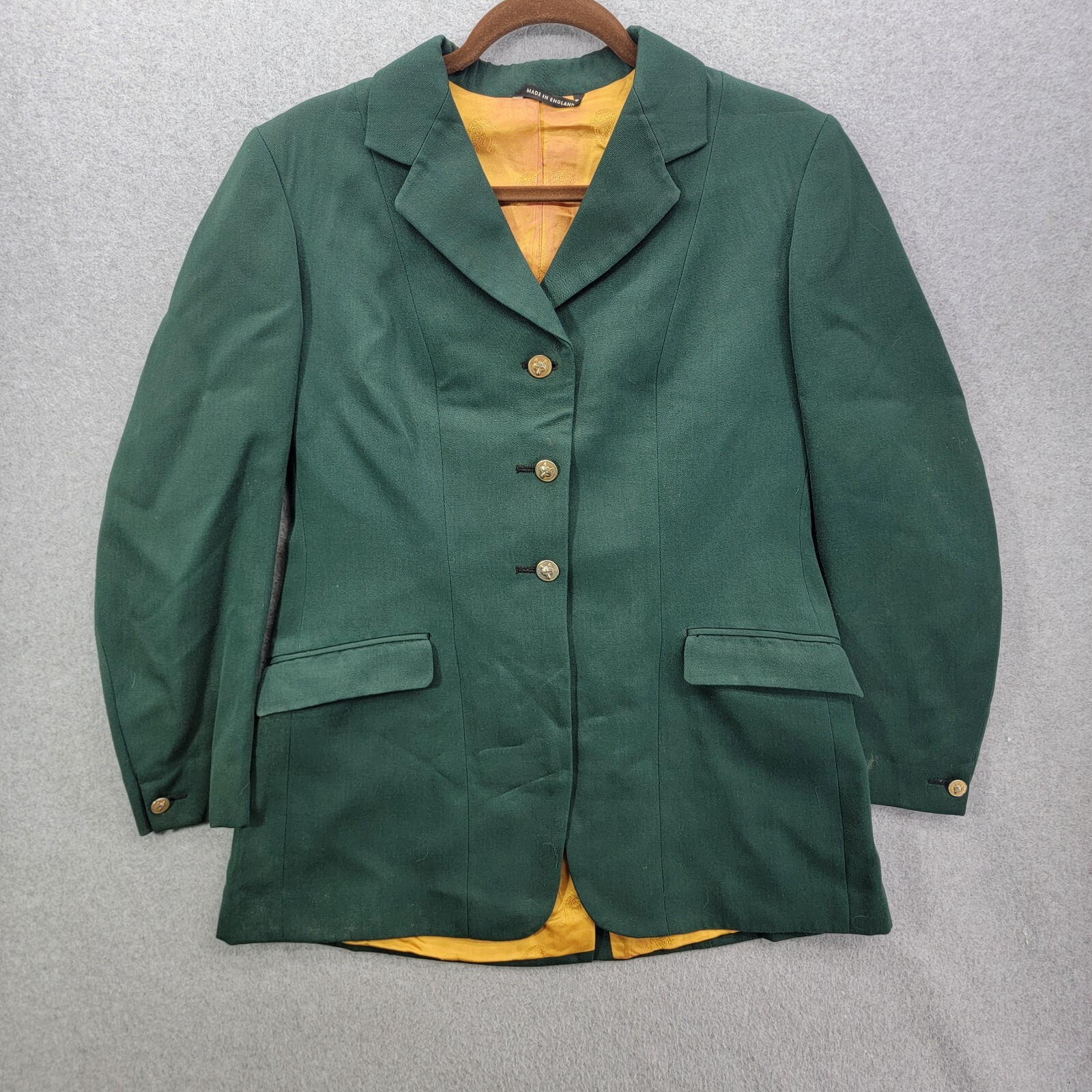 Vintage Pytchley of England green Equestrian Blazer Jacket m/l