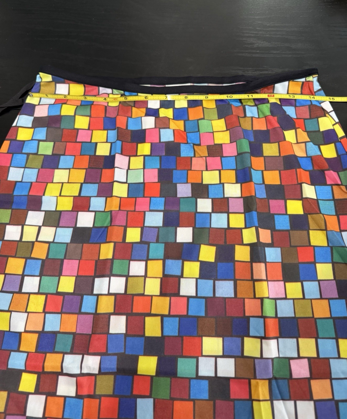 Vintage 90’s Todd Oldham Skirt. Size:M Spring Break/Rubik’s Cube/Tile. New W/Tag