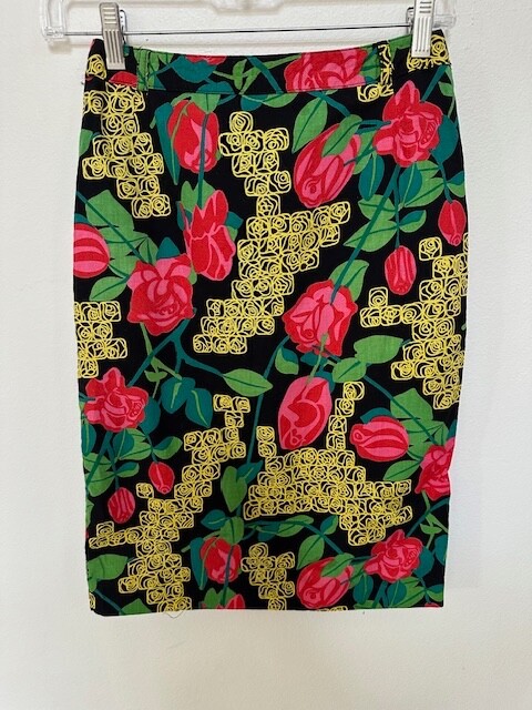 Vintage Fiorucci Pencil skirt 70’s / 80’s Very Rare Size 40/ US 0
