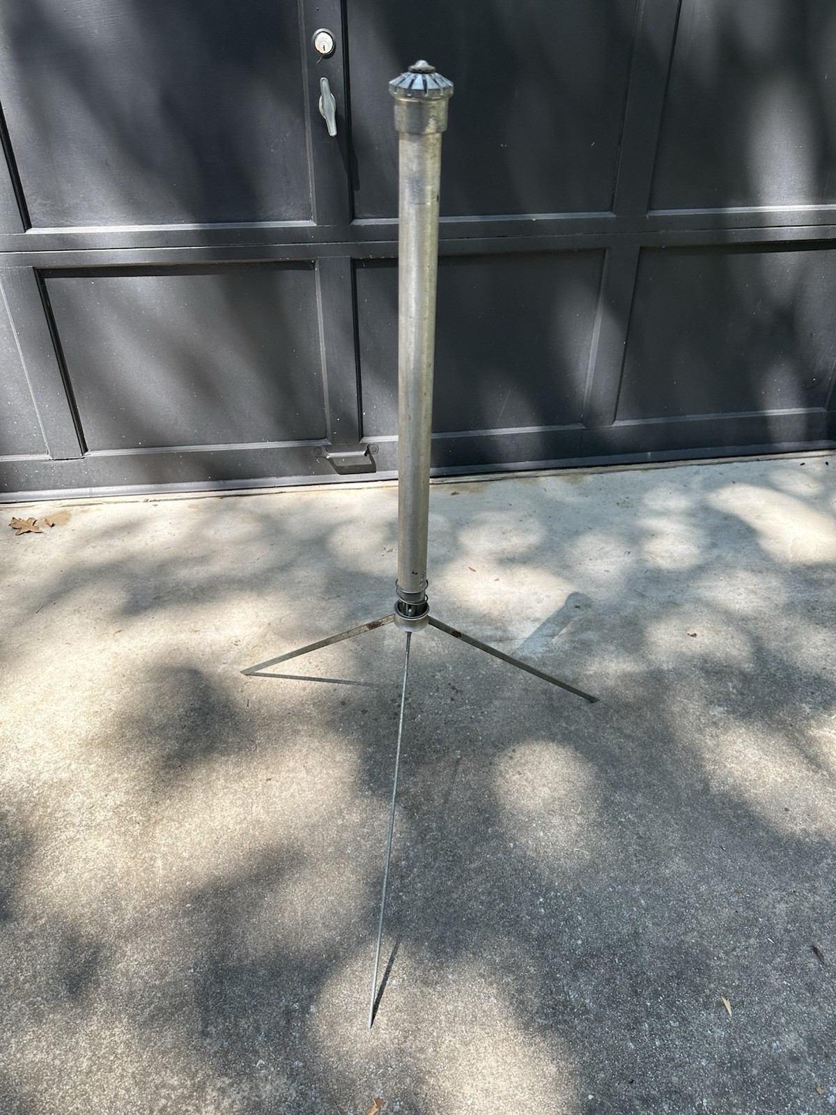 Vintage Aluminum Folding Tripod Clothes Drying Rack Umbrella Style Portable