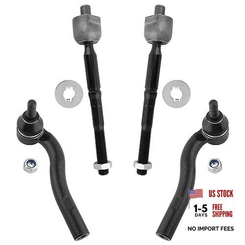 (Set of 4) Front Inner Outer Tie Rod Ends Set Fit for Lexus GS300 1998 1999