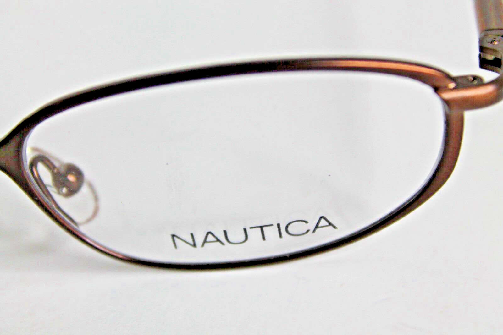 Vintage NOS Nautica Brown Eyeglasses Frames Only N7070 008 Size 49 [] 17 135 MM