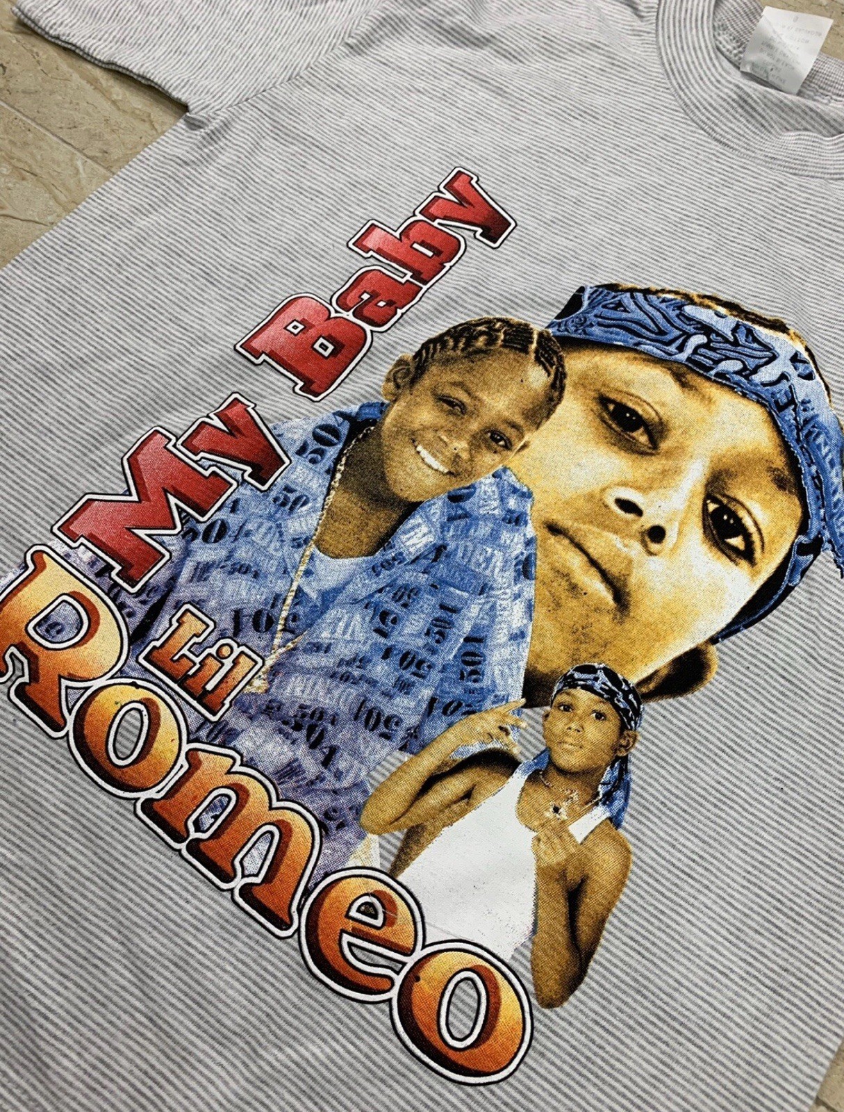 Vintage Lil Romeo Shirt Sz S Rap Hip Hop 90s 2000s No Limit Master P My Baby