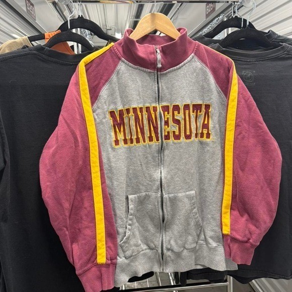 Vintage 2000’s Streetwear Essential Minnesota College Striped Sweater