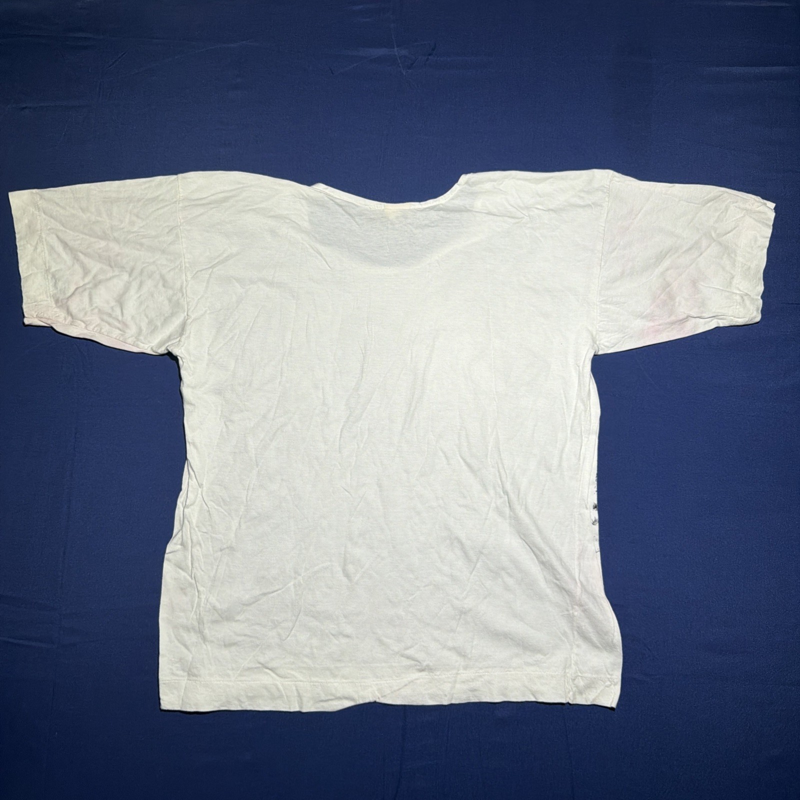 Vintage Sz 44 70s 80s White Australian Animals Birds Endangered Species T Shirt