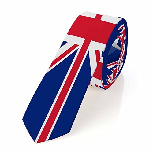 Men’s Ties Novelty Tie Necktie for Men Teen Boys Multicolor United Kingdom Flag