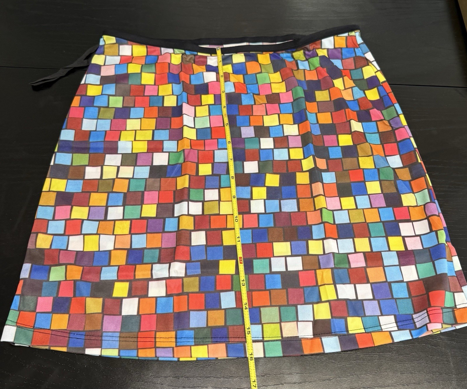 Vintage 90’s Todd Oldham Skirt. Size:M Spring Break/Rubik’s Cube/Tile. New W/Tag